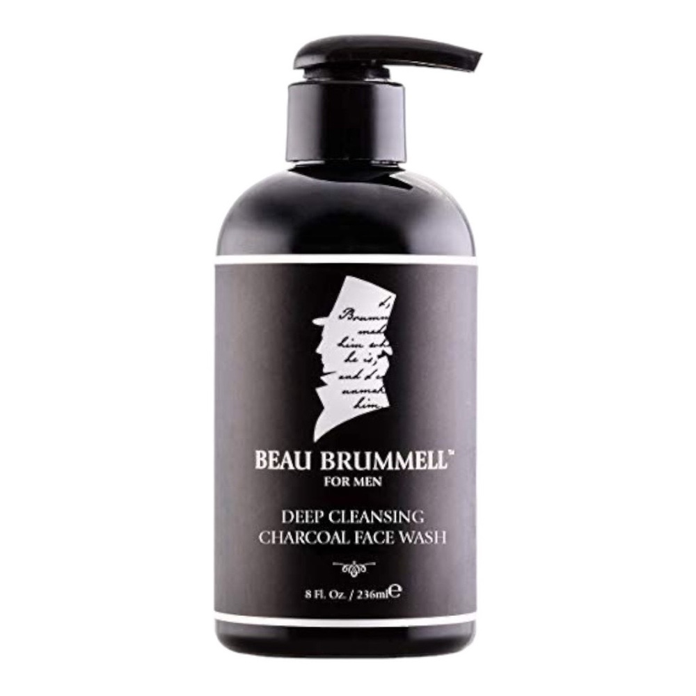 BEAU BRUMMELL FOR MEN DEEP CLEANSING CHARCOAL FACE WASH 236ML - BRAND NEW